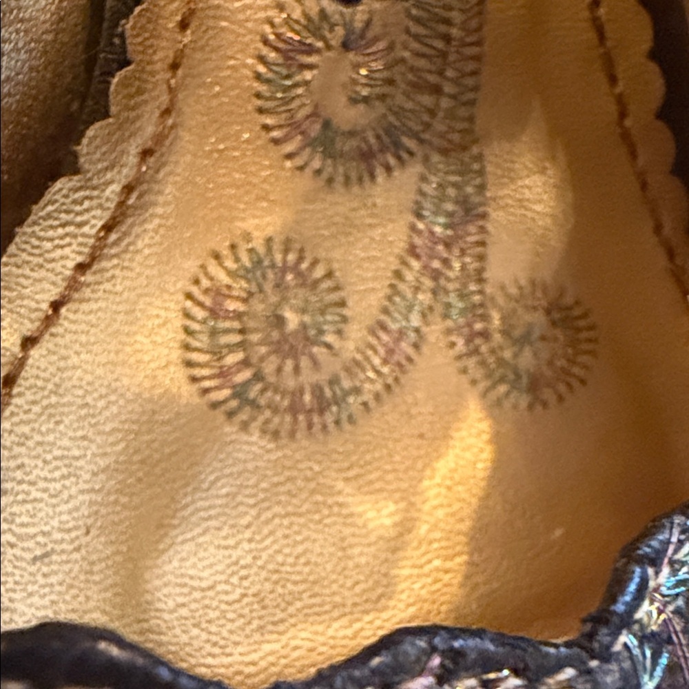 John Fashion Women's Black and Gold Embellished Mules - Picture 9 of 9